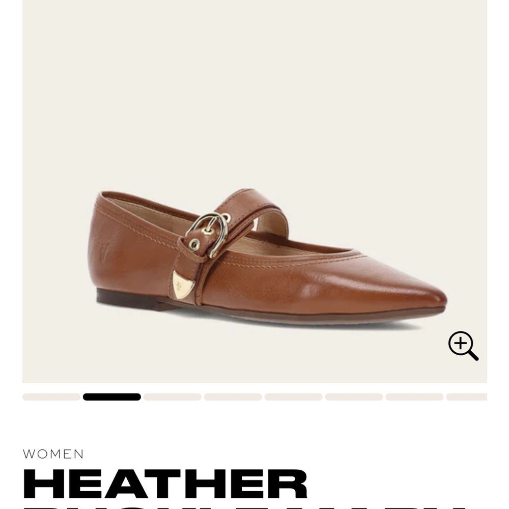 Frye Tan Leather Flats with Buckle 🌟🌟Brand New. With Box🌟 - Picture 11 of 15